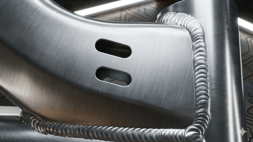 深耕鋁合金焊接領域的工藝級零件展示:高品質 TIG 魚鱗焊道細節,展現精準的溫度控制與結構安全性。